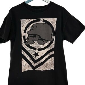 Metal Mulisha Black and Gray Youth T-Shirt. Vintage Size Large